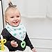 Baby Bandana Drool Bibs 6-Pack and Teething toys 6-Pack Made with 100% Organic Cotton, Super Absorbent and Soft Unisex (Vuminbox ) ( 6 PCS )