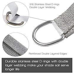 Artpuch Shade Sails 185GSM Rectangle Shade Sail UV