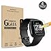 AKWOX [4 Pack] Compatible with for Fitbit Versa Tempered Glass Screen Protector, [0.3mm 2.5D High Definition] Screen Protector for Fitbit Versa [9H Hardness] [Crystal Clear] [Scratch Resist]