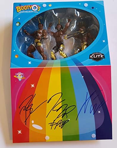 The New Day Big E Xavier Woods Kofi Kingston Autographed Mattel Booty Os Box Figure Set WWE Superstar Tag Team Champion