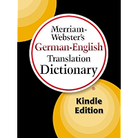 Merriam-Webster's German-English Translation Dictionary (German Edition) book cover