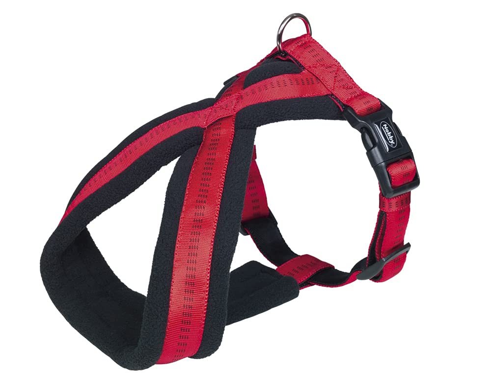 Nobby Soft Grip Comfort Harness, 40-60 cm/25-50 mm, Red