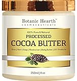 Cocoa Butter from Botanic Hearth, Processed, 100% Pure & Natural, Premium Grade A, 8 oz
