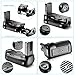 Neewer Professinal Vertical Battery Grip for Nikon D5600 and D5500 DSLR Camera and 2 Pieces 1050mAh EN-EL14 Replacement Li-ion Battery with USB Input Dual Charger
