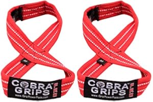 GRIP POWER PADS Deadlift Straps Figure 8 Loop Lifting Straps The #1 Choice for Power Lifters weightlifters workout Enthusiasts