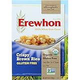 Erewhon Cereal - Organic - Crispy Brown Rice - Gluten Free - 10 oz - case of 12 - 95%+ Organic - Gluten Free - - - Wheat Free-