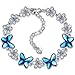 QIANSE Butterfly Bracelet Crystals Jewelry for Women Christmas Gifts Anniversary Gifts Birthday Gifts for Women Gilrlfriend Wife Daughter Sister