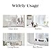 rabbitgoo Decorative Window Film, Self Static Cling Window Glass Film, No Glue Privacy Window Sticker UV Protection for Home Kitchen, Removable & Reusable 3D Window Covering Film, 35.4 x 78.7 inches