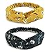 10 Pack Women's Headbands Boho Flower Printing Twisted Criss Cross Elastic Hair Band Accessories D