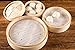 WRAPOK Air Fryer Liner 6 inch Round Perforated Parchment Bamboo Steamer Paper 100 Count Non-stick for Baking Steaming Basket Cooking Cake Pans Circle