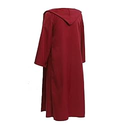 EONPOW Wizard Tunic Hooded Robe Halloween Cloak
