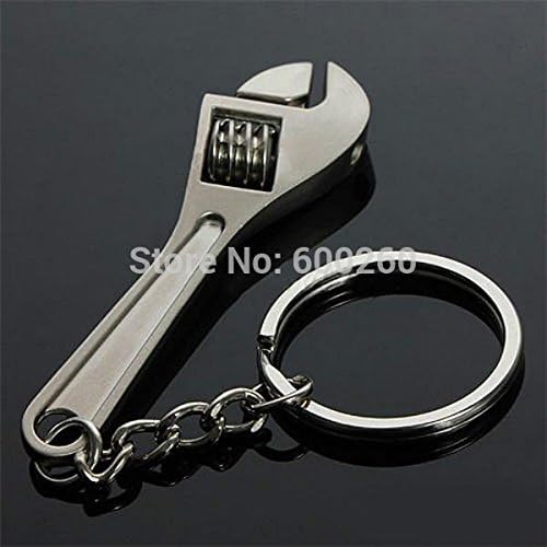 Shuxen£¨TM£ Metal Adjustable Creative Tool Wrench Spanner Key Chain Ring Keyring Mini Cute New