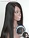Chantiche Silk Top Yaki Straight Right Deep Invisible Parting Lace Front Wigs For Black Women Natural Looking Glueless Brazilian Remy Human Hair Lace Wig 16 Inch #1B