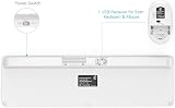 Seenda SK38 Wireless Keyboard and Mouse Set UK Layout Full Size USB 2.4G White view 7