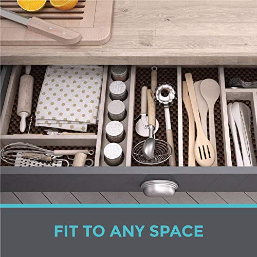 HOME GENIE Original Drawer and Shelf Liner, Non Adhesive Roll, 12 Inch