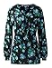 Regna X Boho Women's Floral/Geometric/Solid Patttern Chiffon Tunic Blouses (5 Styles, S-3XL)