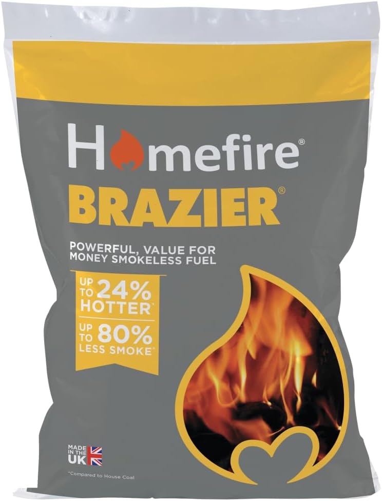 Brazier Multi Purpose Smokeless Fuel 10kg - Clean Burning Hearth Coal