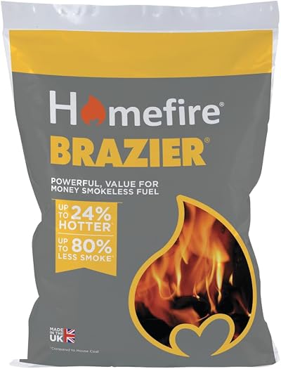 Brazier Multi Purpose Smokeless Fuel 10kg - Clean Burning Hearth Coal