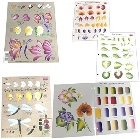 Donna Dewberry One Stroke Flower Leaves Critters Instruction Sheet Packet