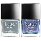 butter LONDON Amazon Exclusive Something Blue Knackered Nail Lacquer, Lady Muck