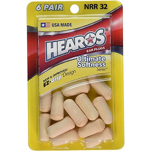 Hearos Ultimate Softness Series Ear Plugs 6 pairs (Pack of 5)
