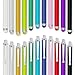 Chromo Inc Rainbow 12 Pack Universal Color Tip Stylus Set for iPad iPhone Smartphones and Tablets