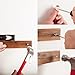 wooDsom Fridge Mount, Magnetic Knife Holder (Walnut, 12 inches)