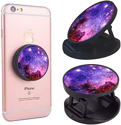 MuumaStand New Version Finger Phone Holder Nebula Galaxy Collapsible Grip Expanding Pop Stand for Smartphone and Tablets