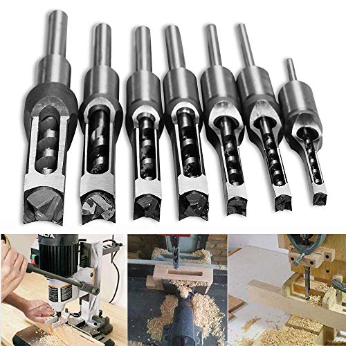image for SaferCCTV Square Hole Drill Bit, Steel Hardness Sharp Durable Mortisin
