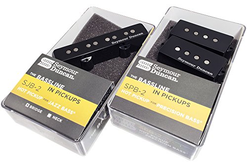 Seymour Duncan Hot P/J Precision Jazz Pickup Set, SJB-2b and SPB-2