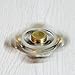 AUKWING Anti-Anxiety Fidget Spinner, Fidget Hand Spinner Metal Material Finger Toy for Killing Time, Relieves Stress and Anxiety