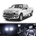 Partsam 8pcs White Map Dome License Plate LED Light Package Kit Replacement for Ford Super Duty F-250 F-350 F-450 2005 & Up