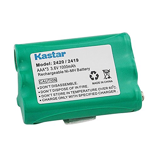 Kastar AT2419 Cordless Battery (1 Pack), Ni-MH 3.6V 1000mAh, Replacement for AT&T 1215 1225 1231 2115 2120 2125 2231 2419 2420 2715 2725 2820 282H 5630 5633 5815 5915 5925