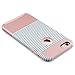 ULAK iPhone 6 Plus Case, iPhone 6S Plus Case, Slim Dual Layer Protection Scratch Resistant Hard Back Cover Shockproof TPU Bumper Case for Apple iPhone 6/6S Plus 5.5 inch-Minimal Rose Gold