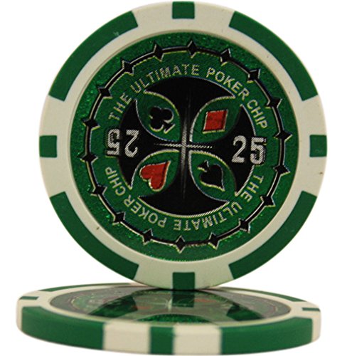 MRC 650pcs Ultimate Laser Poker Chips Set with Aluminum Case - Thumbnail 4