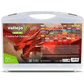 Vallejo - Creative Full Collection | Game Air | Complete Acrylic Paint Set for Airbrush - Perfect for Fantasy, Wargames &amp; Sci-Fi Modeling | 60 Bottles x 18 ml (0.60 fl.oz.)