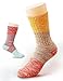 VERO MONTE Women's Colorful Cotton Socks (Size 7-9, 6 Pairs, 2 Color Schemes)