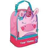Stephen Joseph Personalized Unicorn Lunch Pals Lunch Box Bag
