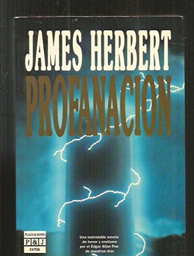 Profanación. Novela de terror. Traducción de Rosalía Vázquez.