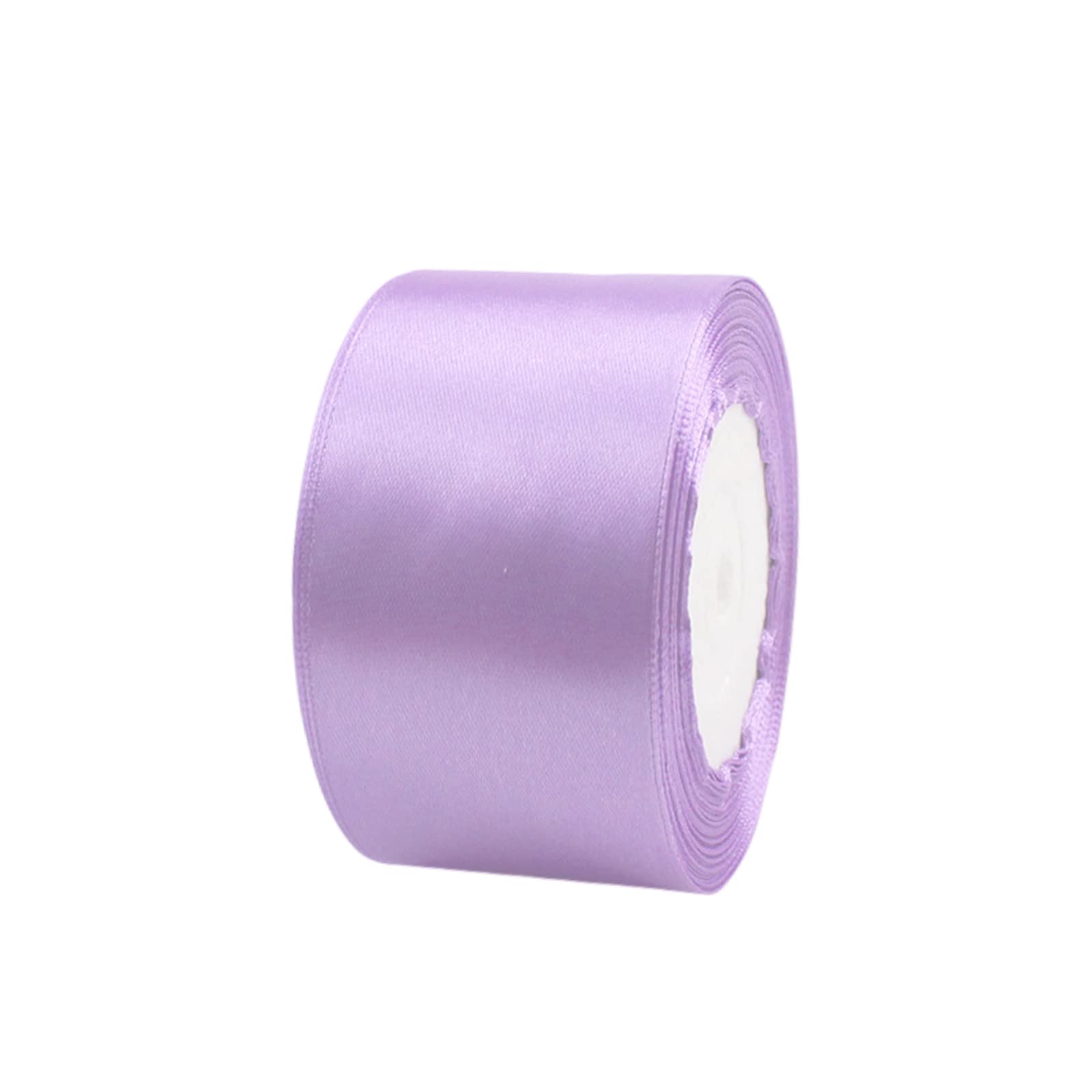 POPOYU 23m Wide Light Purple Satin Ribbon 50mm for Wedding Car,Large Fabric Ribbon 2 Inch Car Ribbon Thick Baby Blue Ribbon for Crafting,Gift Wrapping,Wedding,Christmas,DIY,Hair Bows,Cake Decorations — image 1