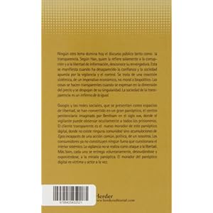 La sociedad de la transparencia