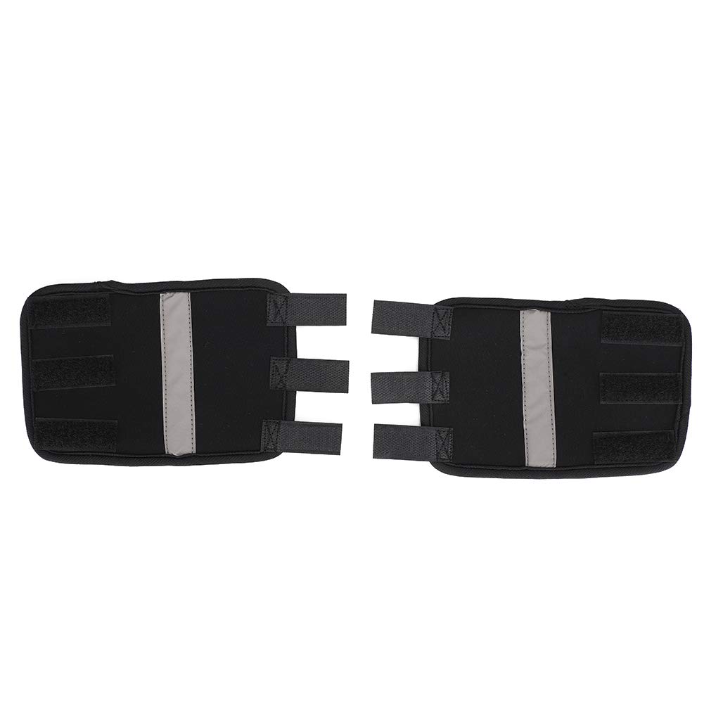 Pet kneepad, 1 Pair Dog Front Leg Braces Carpal with Safety Reflective Straps for Dogs with Arthritis and Injuries(L)