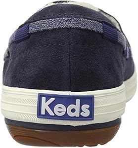 keds glimmer boat shoes navy