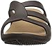 crocs Women's Sanrah Strappy Wedge Sandal, Espresso, 9 M US