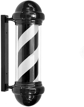 pie barber shop led barberos polo blanco