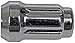 Dorman 711-215 Chrome Spline Drive Wheel Nut  1/2-20,Pack of 4