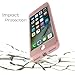 iPhone 7 Plus Case, Rebex & Ipaky All-Around Protective Case Slim [Non-Slip] Dual Hard Cover with Tempered Glass Screen Protector for iPhone 7 Plus (Rose Gold)