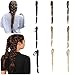 Womens Long Straight Fishtail Braids Ponytail Clip in Rope Hair Braid Wigs Hair Extensionthumb 4