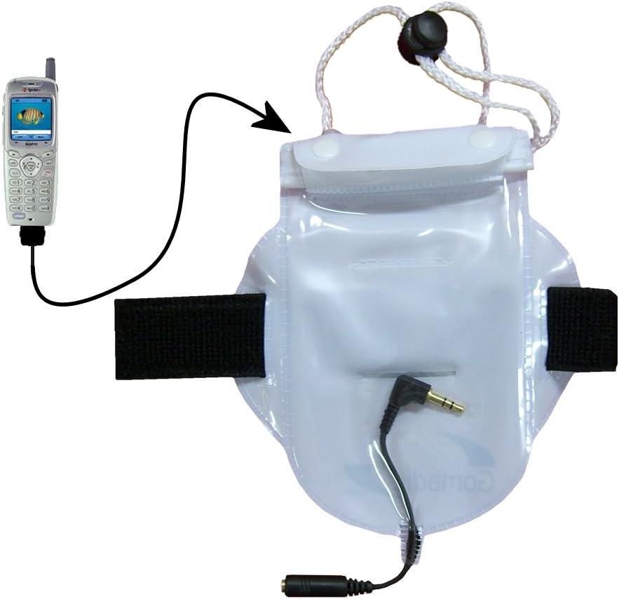 Amazon Com Gomadic Water Dust And Sand Proof Bag Workout Accessory With Heaphone Pass Through For Use With The Sanyo Scp 4900 Scp 4900 Electronics