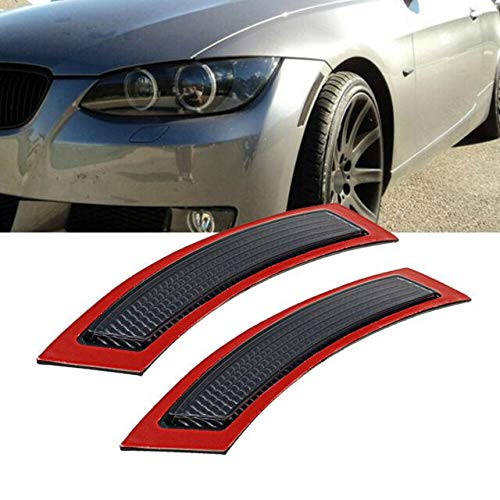 OverunFront Side Marker Fender Bumper Replacement Reflector Dark Smoked Lens Designed For 2007-2013 E92 E93 2DR